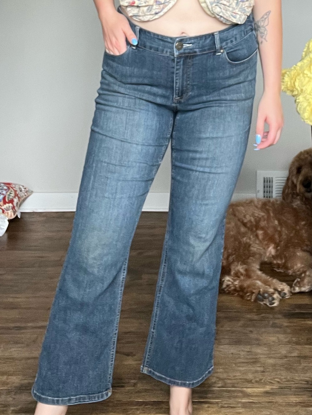 Y2K bootcut jeans